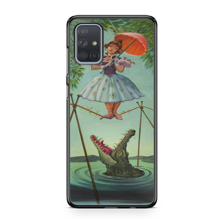Haunted Mansion Painting Samsung Galaxy A71 Case