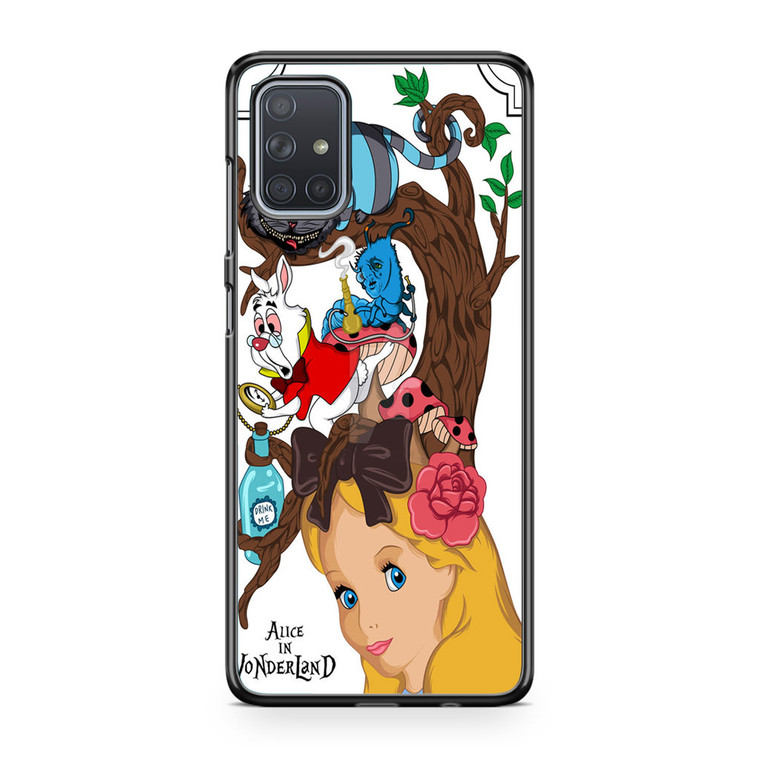 Alice in Wonderland Collage Samsung Galaxy A71 Case