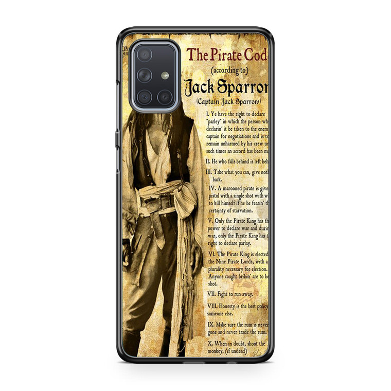 Captain Jack Sparrow Samsung Galaxy A71 Case