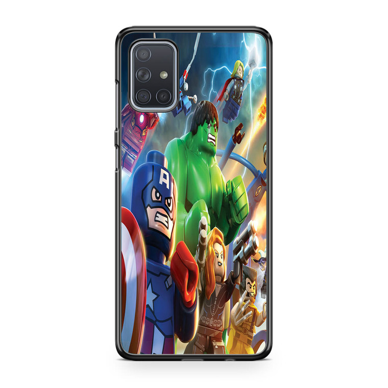 Marvel Superhero Lego Samsung Galaxy A71 Case