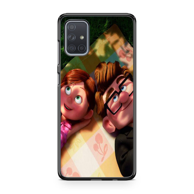 Up Carl and Elie With Love Looking The Sky Samsung Galaxy A71 Case