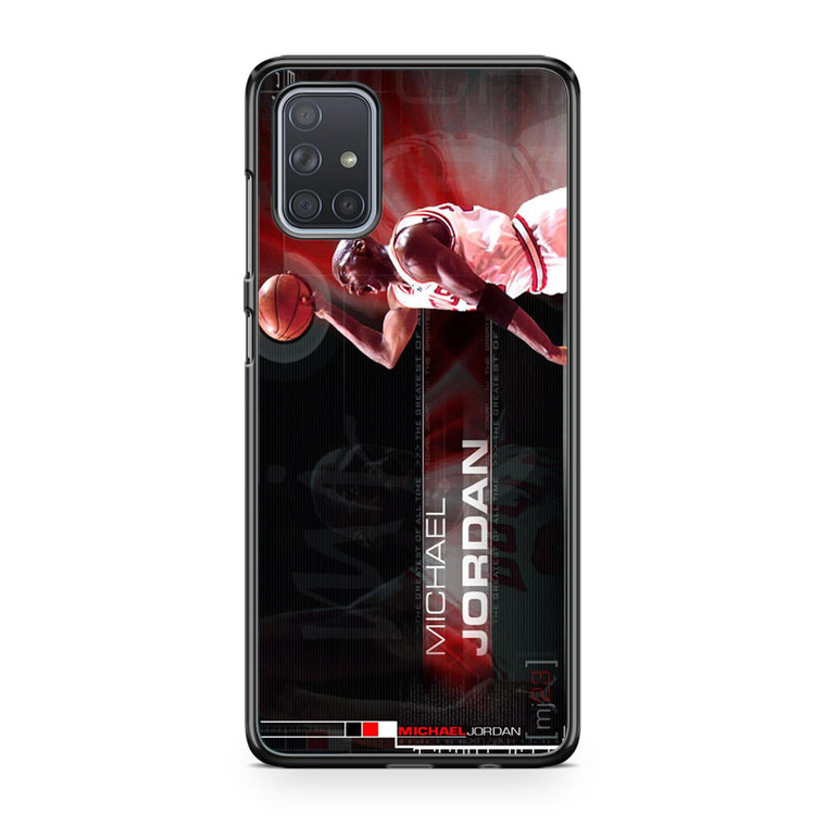 Michael Jordan NBA Legend Samsung Galaxy A71 Case