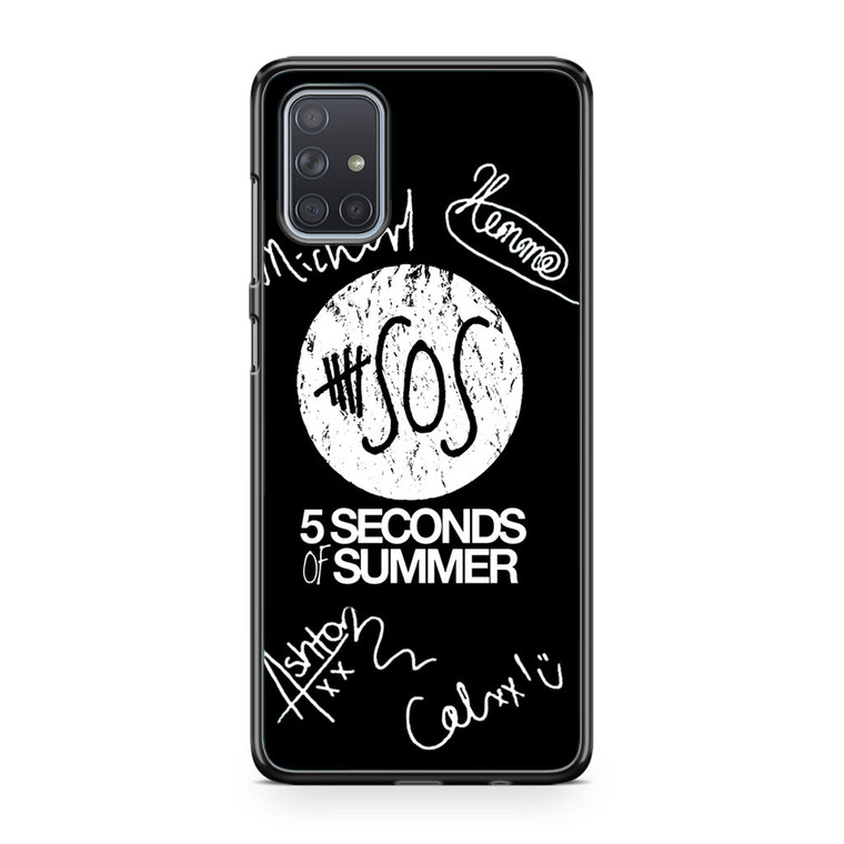 5SOS Signature Samsung Galaxy A71 Case