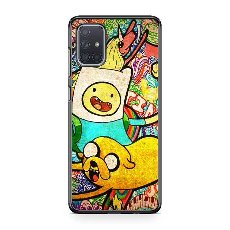 Cartoon Network Adventure Time Jake and Finn Samsung Galaxy A71 Case