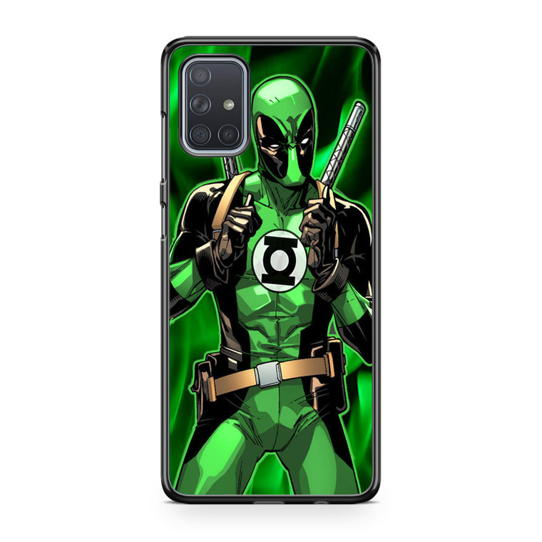 Deadpool Green Latern Custom Samsung Galaxy A71 Case