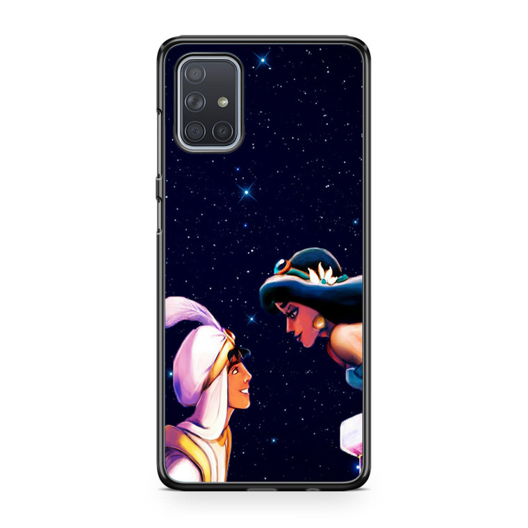 Jasmine and Aladdin Samsung Galaxy A71 Case