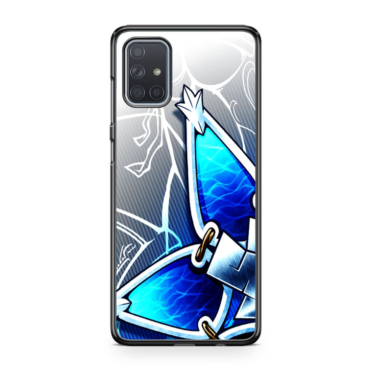 Kingdom Hearts Aqua Wayfinder Samsung Galaxy A71 Case