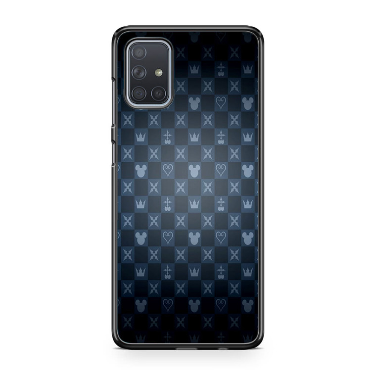 Kingdom Hearts Pattern Samsung Galaxy A71 Case