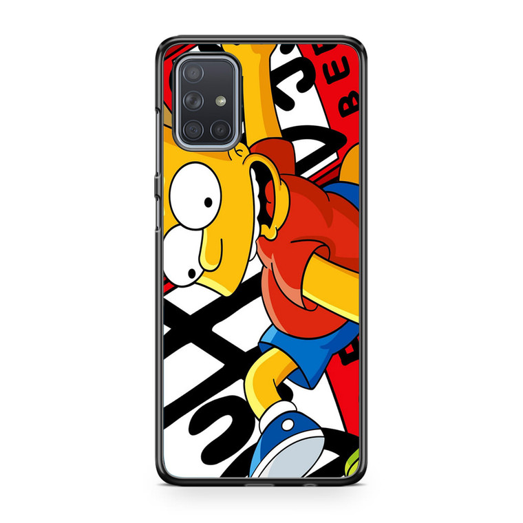 Simpsons Bart Samsung Galaxy A71 Case