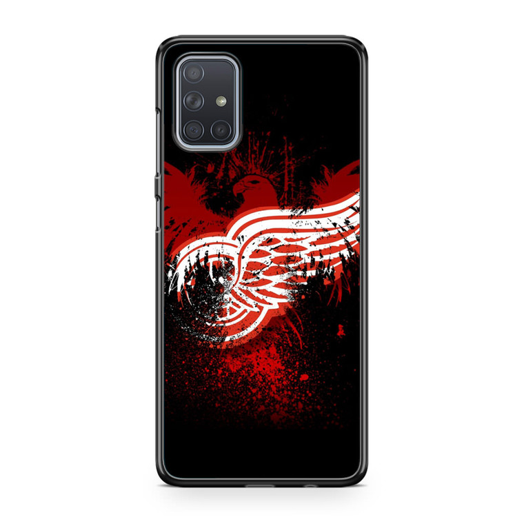 Red Wings Logo Samsung Galaxy A71 Case