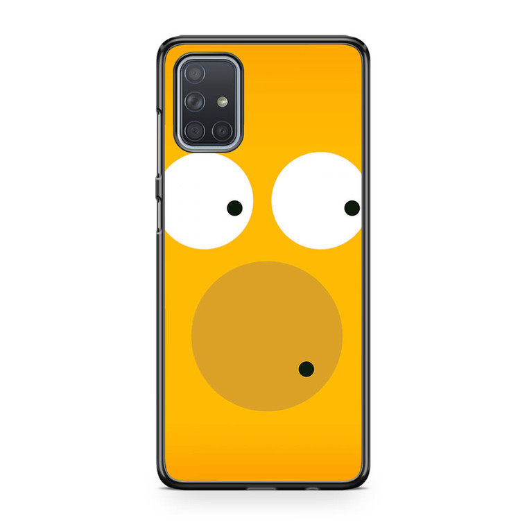 Circles Homer Simpson Samsung Galaxy A71 Case