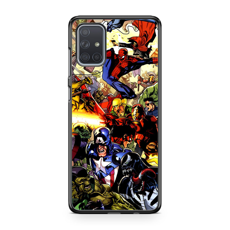 Comics Marvel Character Samsung Galaxy A71 Case