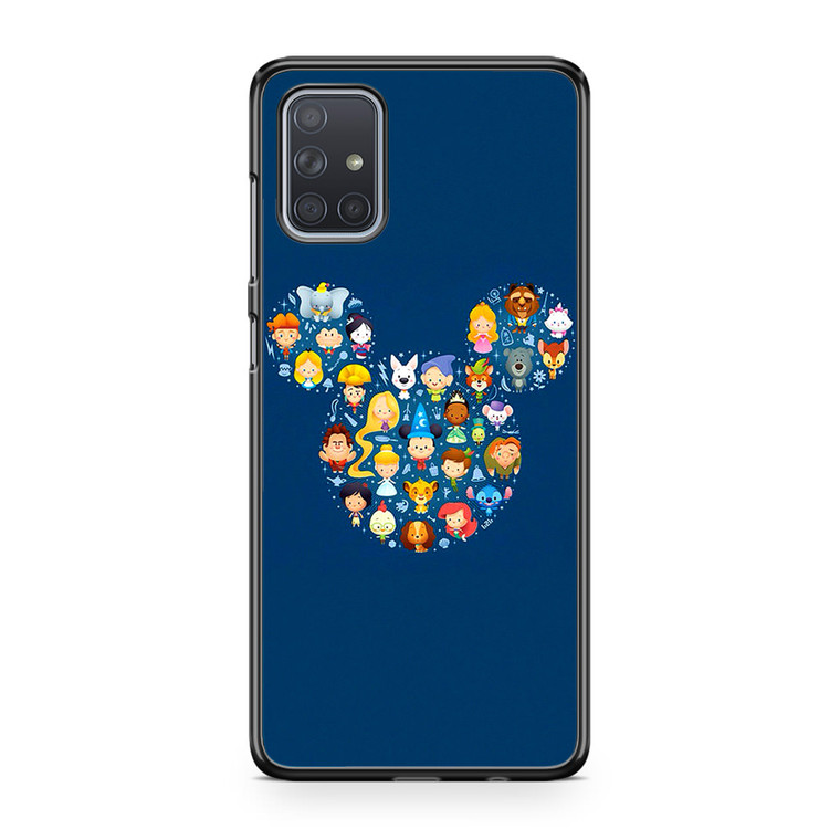 Disney Art Character Cute Samsung Galaxy A71 Case