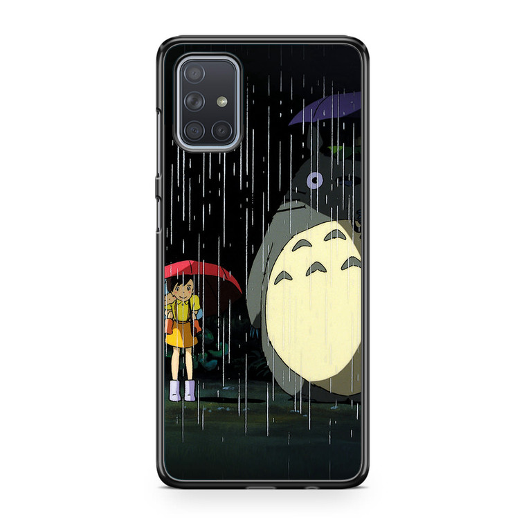 My Neighbor Totoro Art Illust Rain Samsung Galaxy A71 Case