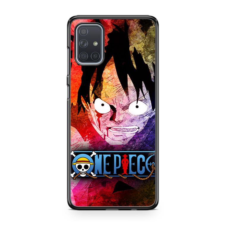 One Piece Monkey D Luffy Art Samsung Galaxy A71 Case