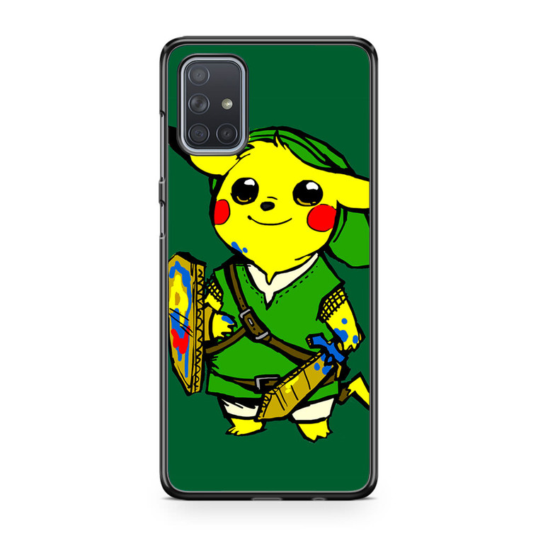 Pokemon Pikachu Zelda Samsung Galaxy A71 Case