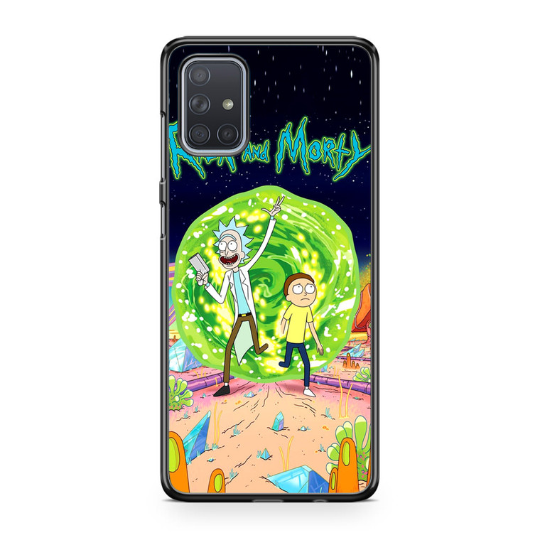 Rick and Morty Poster Samsung Galaxy A71 Case