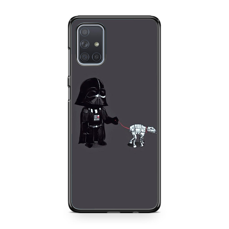 Darth Vader Walking Samsung Galaxy A71 Case