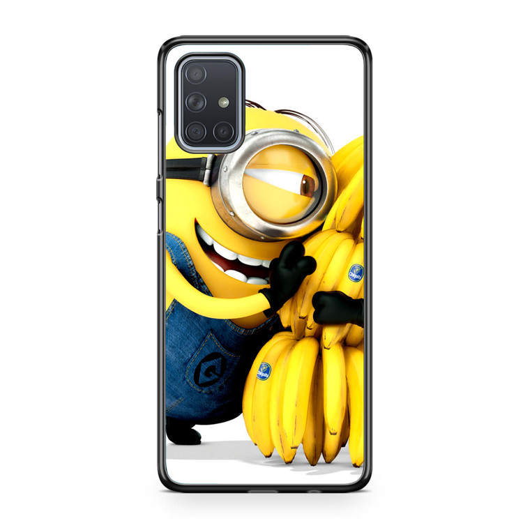 Despicable Me Minions Banana Samsung Galaxy A71 Case