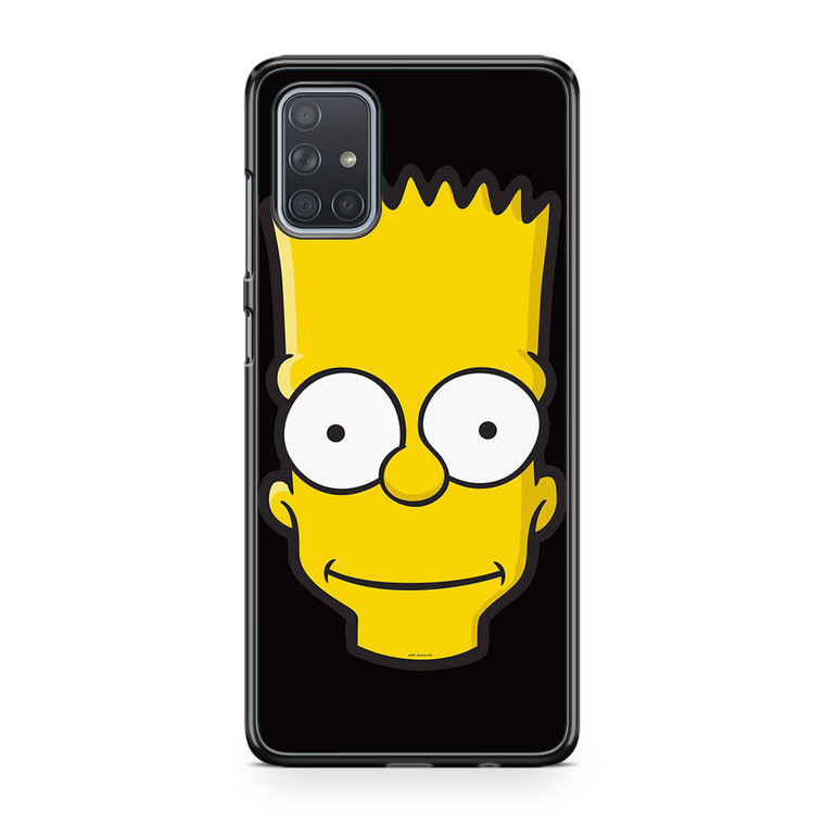 Simpsons Bart Face Samsung Galaxy A71 Case
