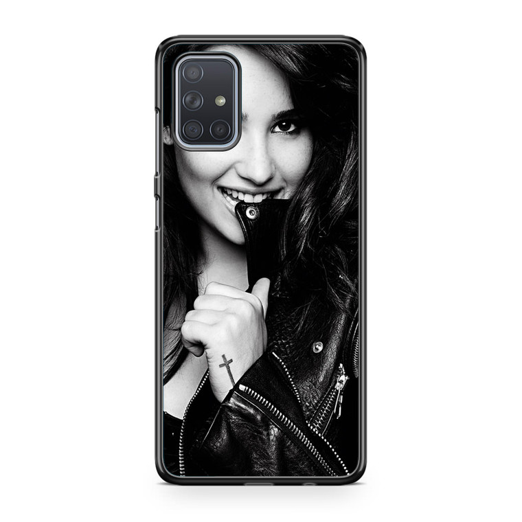 Demi Lovato Black Samsung Galaxy A71 Case