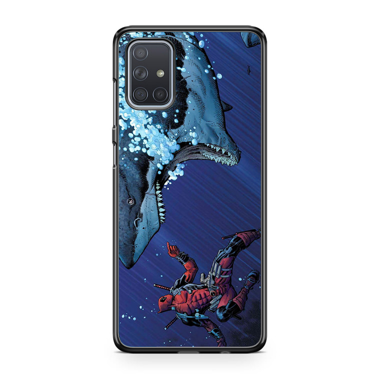 Deadpool Shark Samsung Galaxy A71 Case