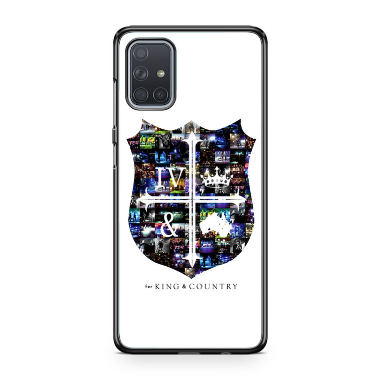 For King and Country Logo Samsung Galaxy A71 Case