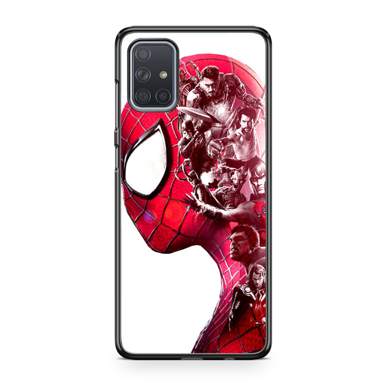 Spiderman Superheroes Marvel Samsung Galaxy A71 Case