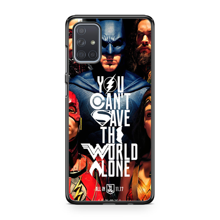 Justice League Quotes Samsung Galaxy A71 Case