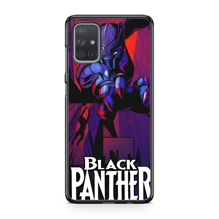 Black Panther Movie Artwork Samsung Galaxy A71 Case
