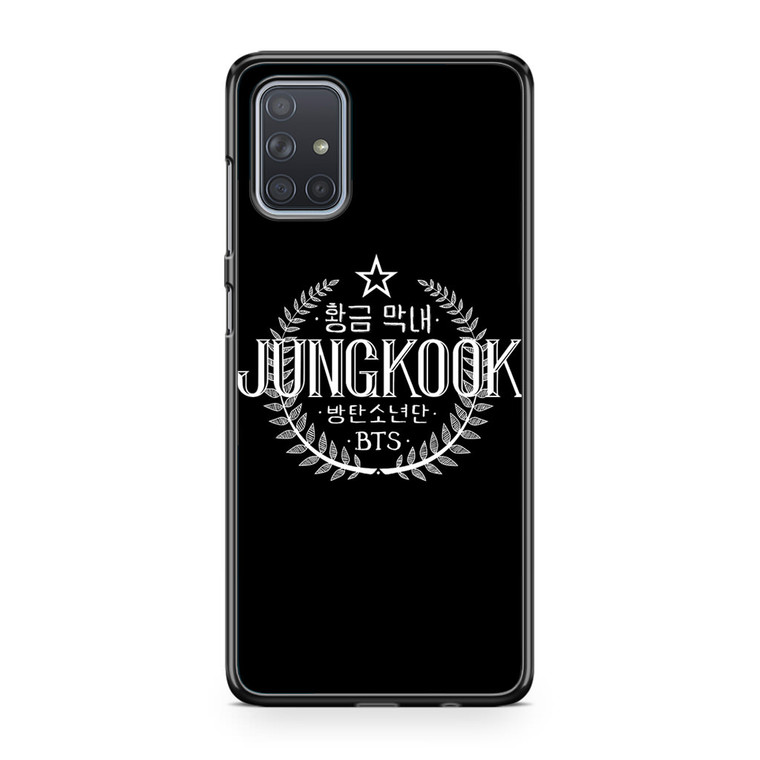 BTS Jungkook Logo Samsung Galaxy A71 Case