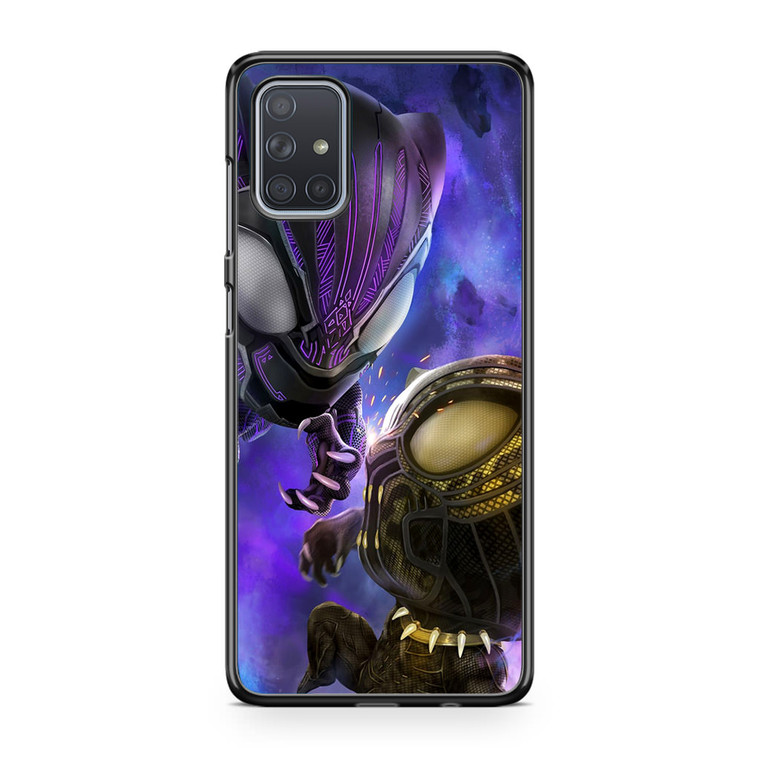 Chibi Black Panther Samsung Galaxy A71 Case