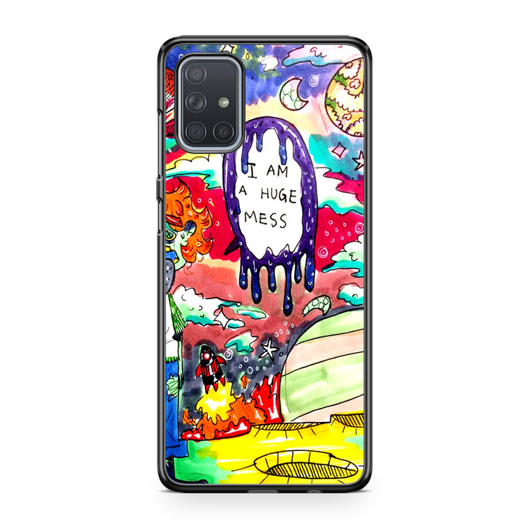 I am A Huge Mess Samsung Galaxy A71 Case