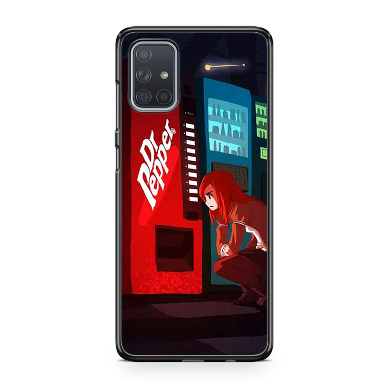 Makise Kurisu Dr Pepper Machine Samsung Galaxy A71 Case