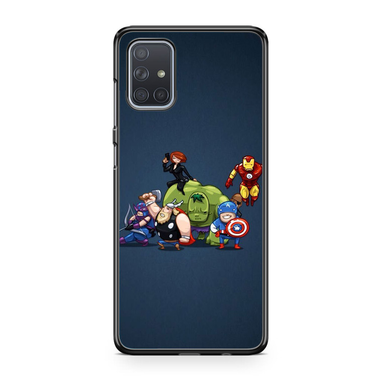 Marvel Chibi Samsung Galaxy A71 Case