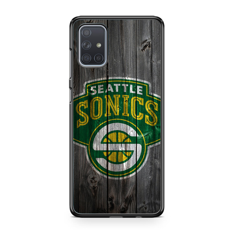 Seattle Sonics Wood Samsung Galaxy A71 Case