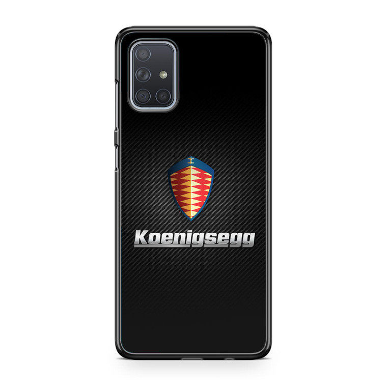 Koenigsegg Car Logo Samsung Galaxy A71 Case
