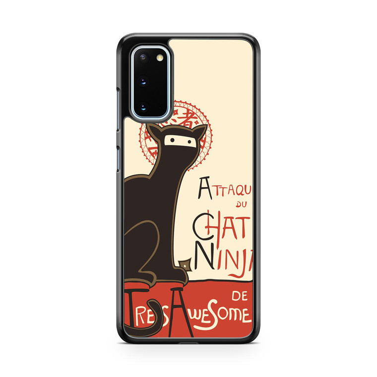 A French Ninja Cat Samsung Galaxy S20 Case