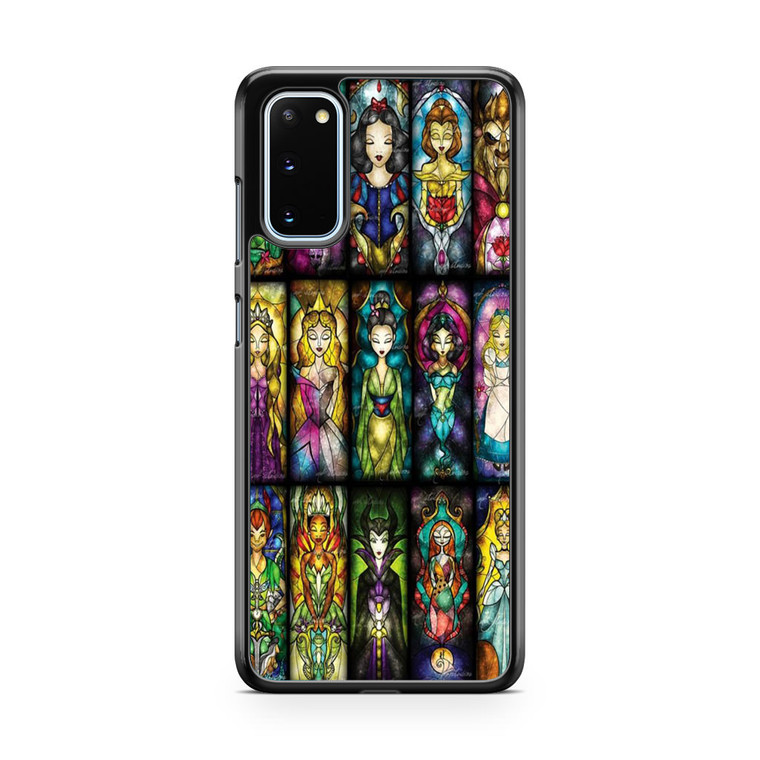 All Princess disney stained glass Samsung Galaxy S20 Case