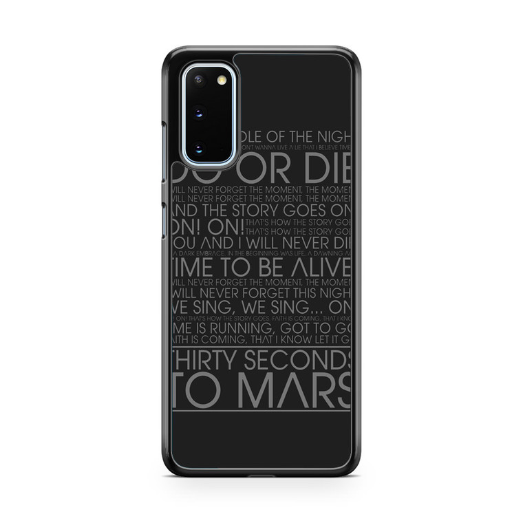 30 Second To Mars Do Or Die Samsung Galaxy S20 Case