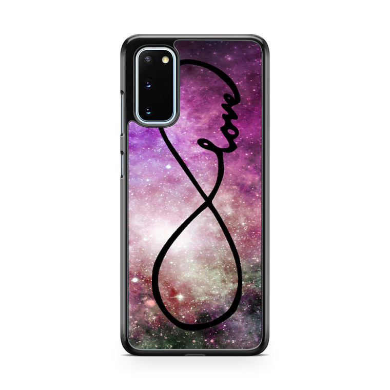 Infinity Love Purple Galaxy Nebula Samsung Galaxy S20 Case