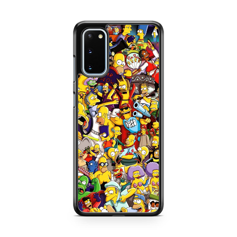 The Simpsons Characters Samsung Galaxy S20 Case