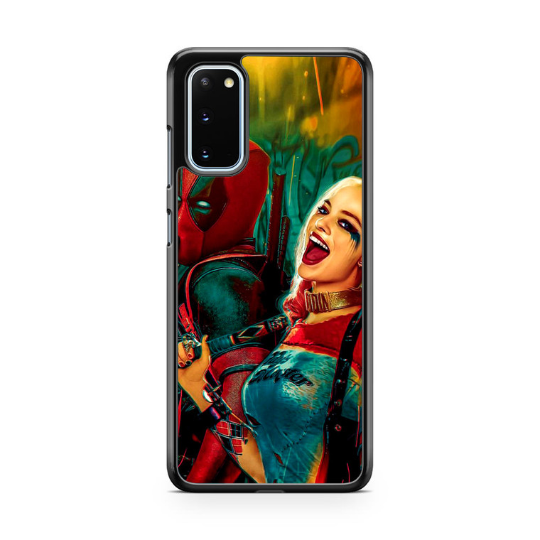 Suicide Squad Harley Quinn and Deadpool Samsung Galaxy S20 Case
