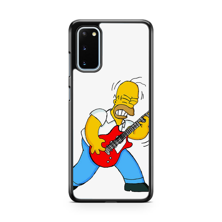 Homer Simpson Guitar Samsung Galaxy S20 Case