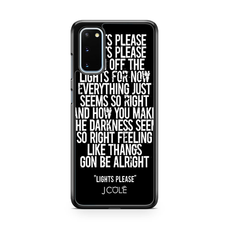 Lights Please J Cole Samsung Galaxy S20 Case