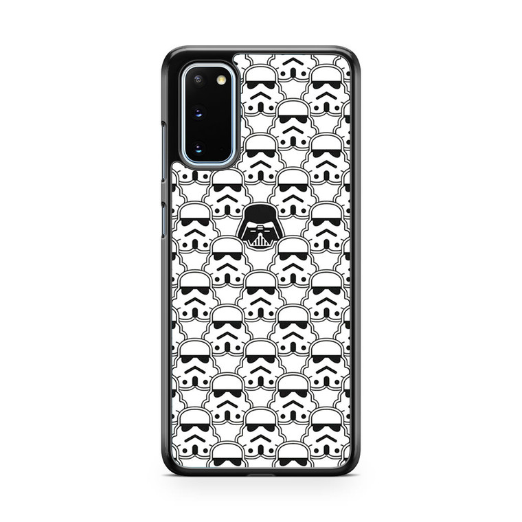 Stormtroopers Darth Vader Bomb Pattern Samsung Galaxy S20 Case