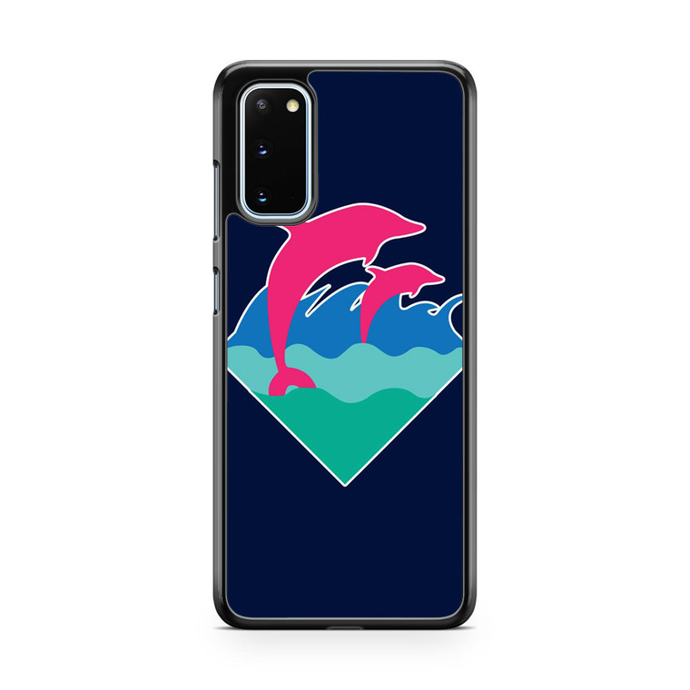 Pink Dolphin Logo Samsung Galaxy S20 Case