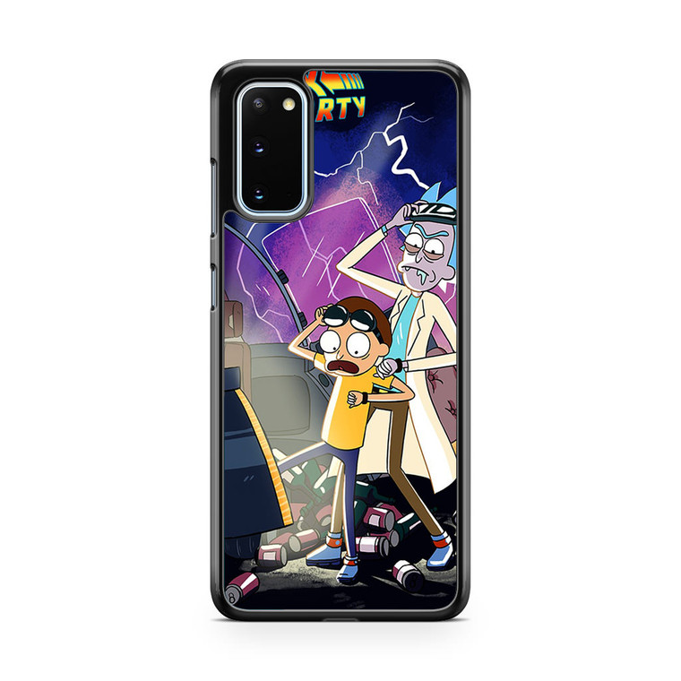 Rick And Morty Back To The Future Samsung Galaxy S20 Case