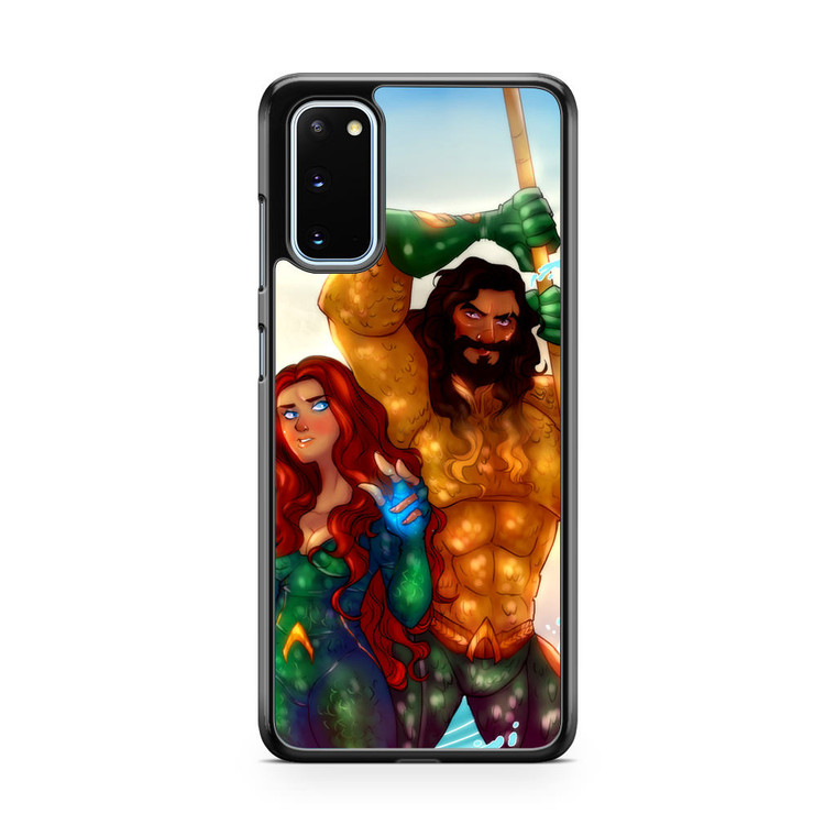 Aquaman And Mera Artwork Samsung Galaxy S20 Case