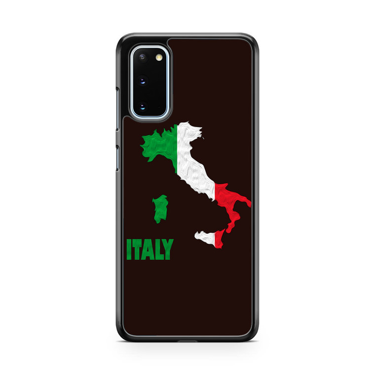 Italy Map Samsung Galaxy S20 Case